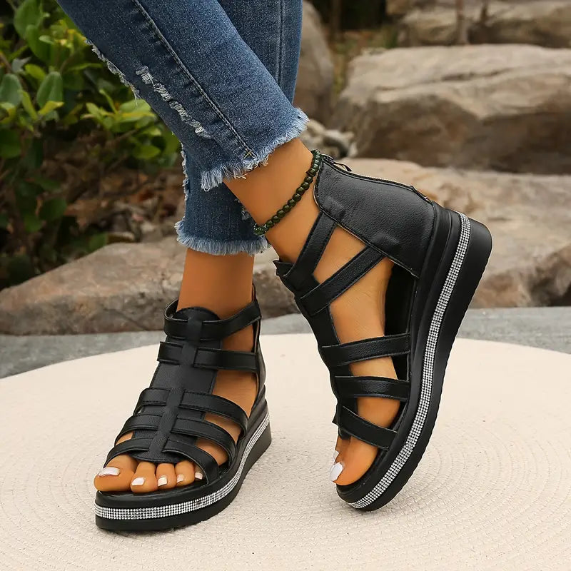 Mila - Wedge Sandals