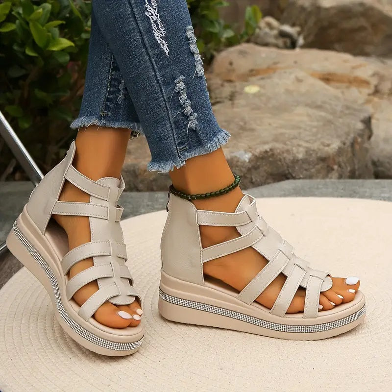 Mila - Wedge Sandals