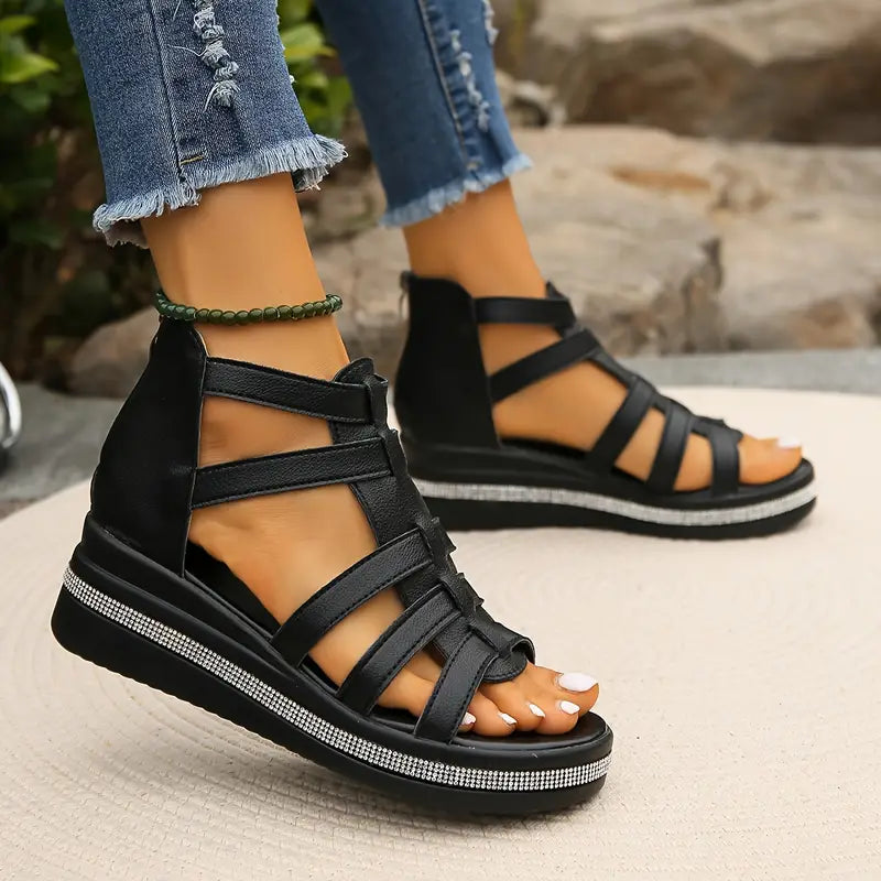 Mila - Wedge Sandals